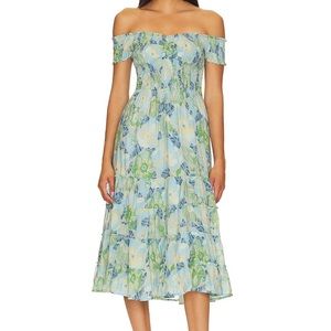 Brand new never worn floral midi dress!